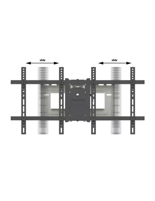 MULTIBRACKETS 6881 Soporte de Pared Articulado Doble Blanco Multibrackets Brazo de Largo Alcance 91cm Doble para Pantallas LCD