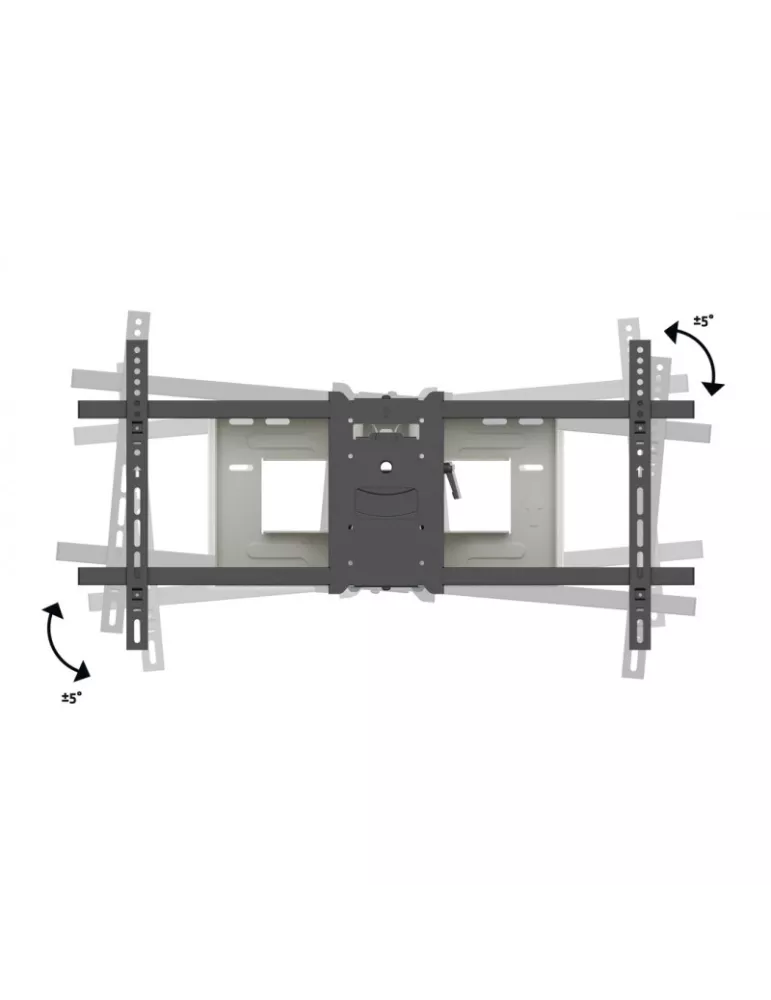 MULTIBRACKETS 6881 Support mural articulé Double Blanc Multibrackets Long Reach Arm 91cm Dual pour Ecran LCD 50"- 80" - 60kg - 