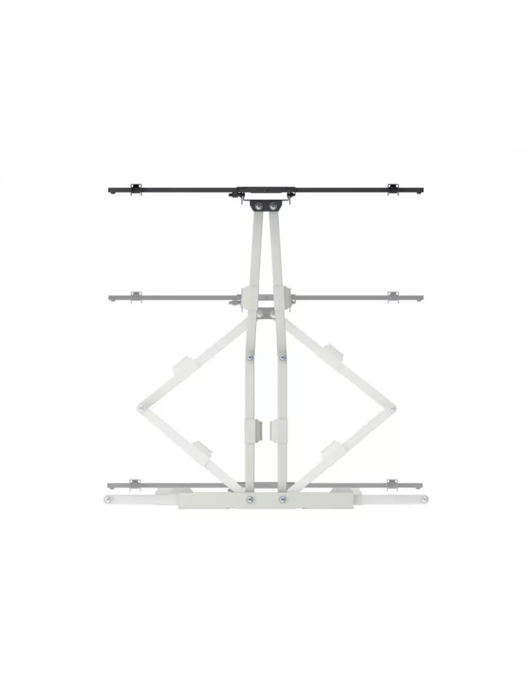 MULTIBRACKETS 6881 Support mural articulé Double Blanc Multibrackets Long Reach Arm 91cm Dual pour Ecran LCD 50"- 80" - 60kg - 