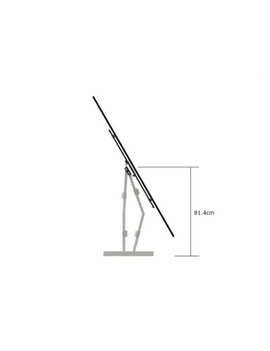 MULTIBRACKETS 6881 Support mural articulé Double Blanc Multibrackets Long Reach Arm 91cm Dual pour Ecran LCD 50"- 80" - 60kg - 