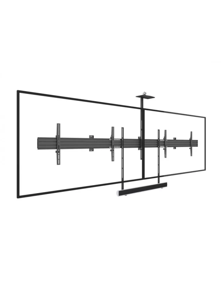 MULTIBRACKETS 8922 Support mural avec support caméra inclus Multibrackets Collaboration Side by Side with brackets écran 32 -9