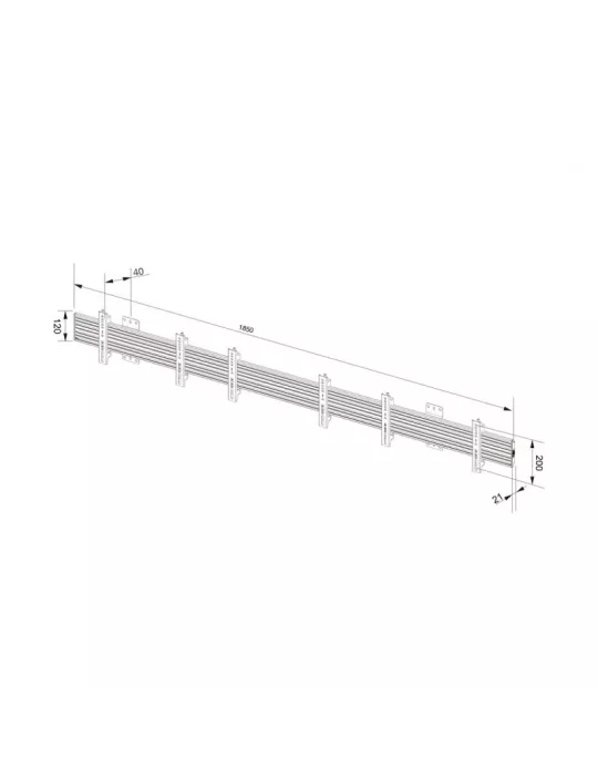 MULTIBRACKETS 7017 Support mural Multibrackets Universal Wallmount MBW3U Fixed 200x200 Ref MULTIBRACKETS MUL7017 | MusicGoodDe