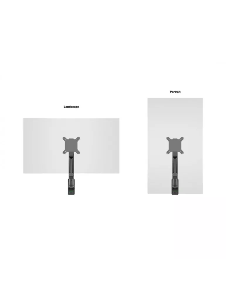 MULTIBRACKETS 0983 Table support Multibrackets Gas Lift Arm Wall Basic for 15 - 32  screen Load 10Kg Vesa Max 100x100 MULTIBRA