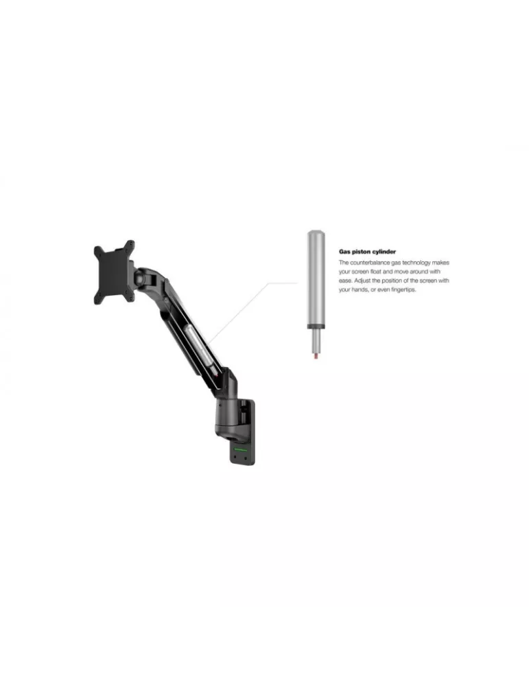 MULTIBRACKETS 0983 Tischhalterung Multibrackets Gas Lift Arm Wall Basic für Bildschirm 15 - 32  Belastung 10Kg Vesa Max 100x10