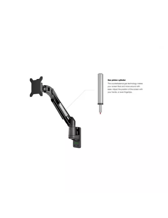 MULTIBRACKETS 0983 Support de table Multibrackets Gas Lift Arm Wall Basic pour écran 15"- 32" Charge 10Kg Vesa Max 100x100