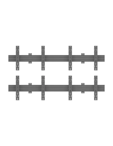 MULTIBRACKETS 2628 Support mural Multibrackets MBW2UX2 pour 4 écrans 40"-65" LCD VESA Max 600x400 2