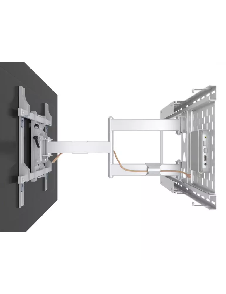 MULTIBRACKETS 0204 Gelenkige Wandhalterung mit STB-Gehäuse Multibrackets Hospitality Flexarm with STB Enclosure für 37 -70  LC