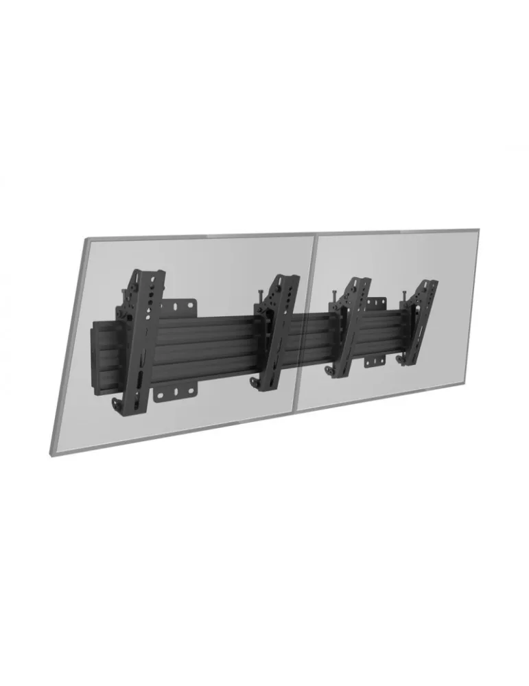 MULTIBRACKETS 7031 Neigbare Wandhalterung Multibrackets Wallmount Pro MBW2U Tilt 200 Black - 2 Bildschirme 27 -32  VESA Max 20