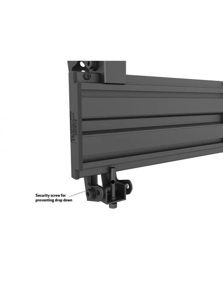 MULTIBRACKETS 7031 Tilting wall mount Multibrackets Wallmount Pro MBW2U Tilt 200 Black - 2 screens 27 -32  VESA Max 200x200 MU