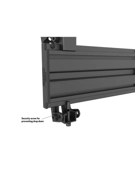 MULTIBRACKETS 7031 Support mural inclinable Multibrackets Wallmount Pro MBW2U Tilt 200 Black - 2 écrans 27"-32" VESA Max 200x20