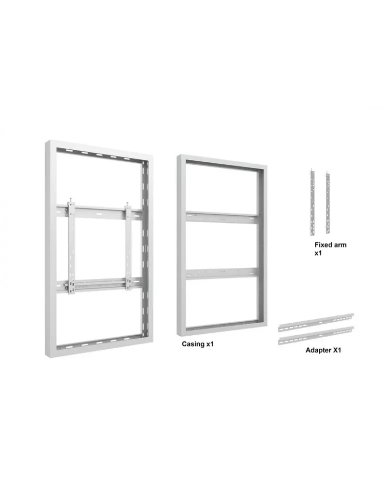 MULTIBRACKETS 1416 Caja Multibrackets Caisson 50  Pared Mediana Blanca - VESA Max 600x400 MULTIBRACKETS MUL1416 | MusicGoodDea