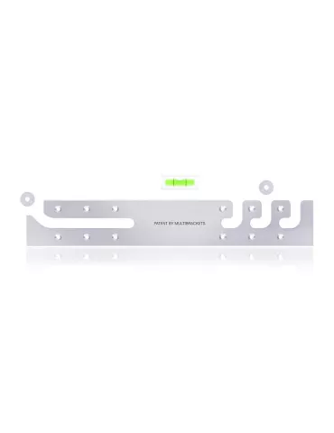 MULTIBRACKETS 7747 Wallmount Razor Thin 4 5 600 Silver ultra-thin screen mount for 46 -63  screens MULTIBRACKETS MUL7747 | Mus