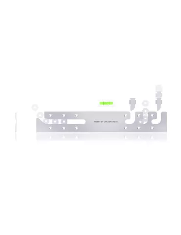 MULTIBRACKETS 7747 Soporte de pared Razor Thin 4 5 600 Plata Soporte de pantalla ultrafino para pantallas de 46 -63 MULTIBRACK 2