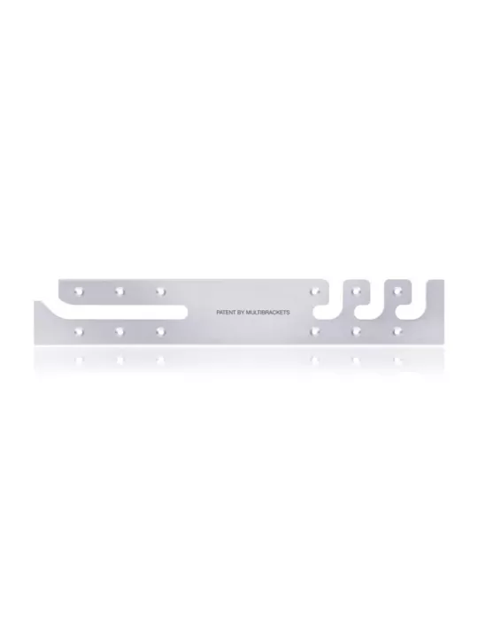 MULTIBRACKETS 7747 Soporte de pared Razor Thin 4 5 600 Plata Soporte de pantalla ultrafino para pantallas de 46 -63 MULTIBRACK
