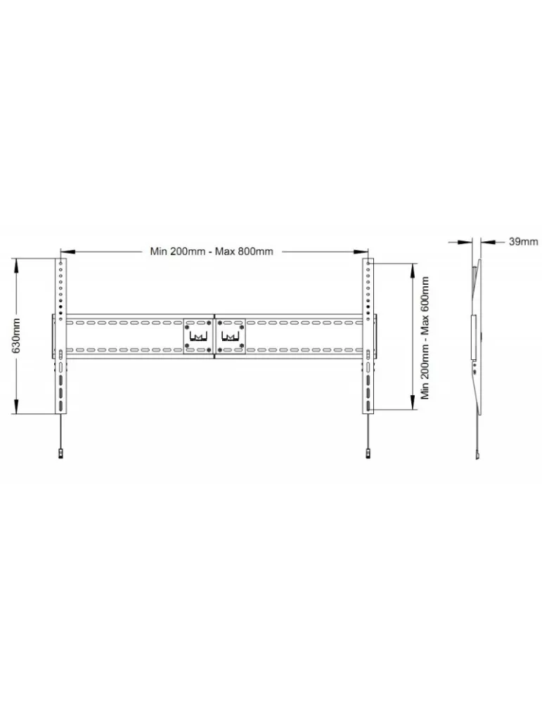 MULTIBRACKETS 1091 Wallmount Multibrackets SD MAX 800x600 REF  MULTIBRACKETS MUL1091 | MusicGoodDeal