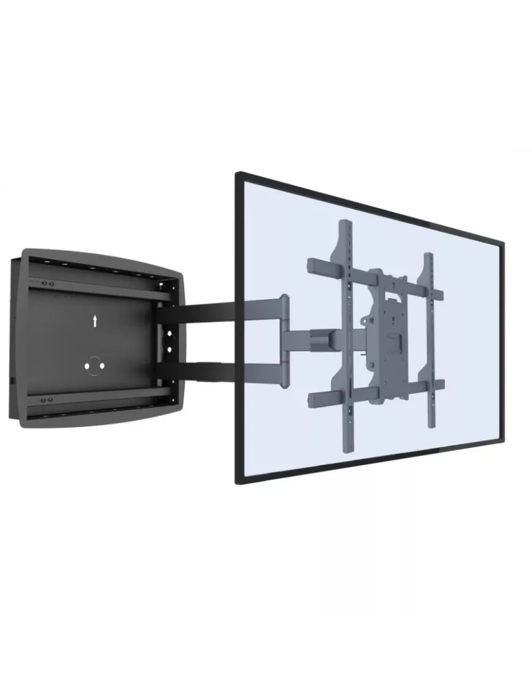 MULTIBRACKETS 6737 Gelenkige Wandhalterung Multibrackets Recessed Full motion Flexarm für Bildschirm 32 - 80  - Gewicht 45kg V