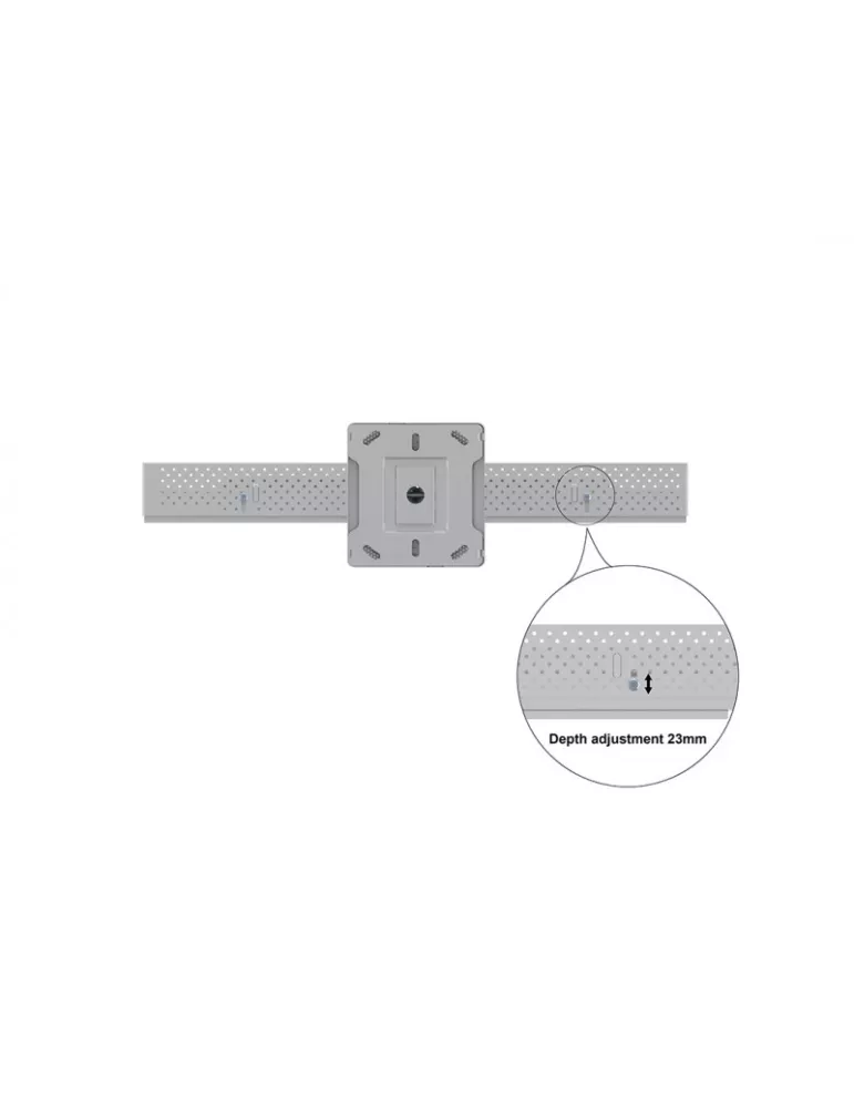 MULTIBRACKETS 3304 Caisson avec support plafond Multibrackets Enclosure 55  Ceiling Medium White MULTIBRACKETS MUL3304 | Music
