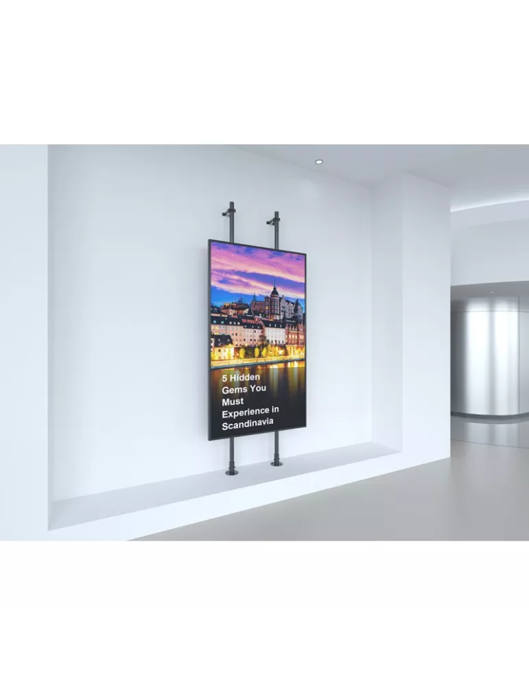 MULTIBRACKETS 6015 Boden-Wand-Halterung Multibrackets Floor to Wall Mount Pro MBFW2P1UHD - 65 -100 -Bildschirm VESA Max 800x60