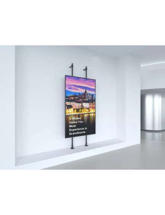 MULTIBRACKETS 6015 Support sol-mur Multibrackets Floor to Wall Mount Pro MBFW2P1UHD - écran 65"-100" VESA Max 800x600