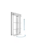MULTIBRACKETS 5254 Lift motorisé a encastré Multibrackets Motorized Drop Down TV Lift Turn - écran 55 -75  VESA Max 600x600 MU