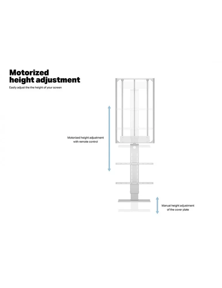 MULTIBRACKETS 5254 Eingebauter motorisierter Lift Multibrackets Motorized Drop Down TV Lift Turn - Bildschirm 55 -75  VESA Max