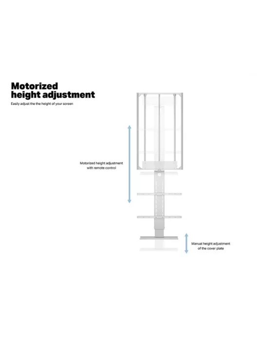 MULTIBRACKETS 5254 Lift motorisé a encastré Multibrackets Motorized Drop Down TV Lift Turn - écran 55 -75  VESA Max 600x600 MU