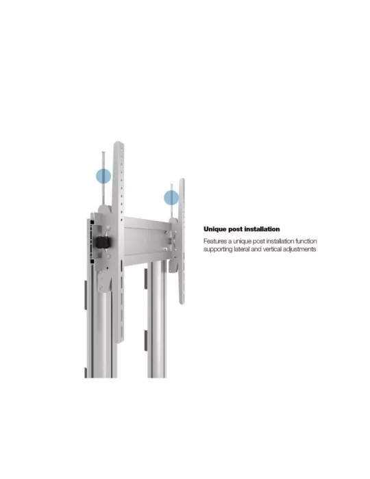 MULTIBRACKETS 2746 Support mobile Multibrackets Display Stand 210 Dual Pillar Wheelbase Silver - écran 70"-110" VESA Max 800x60