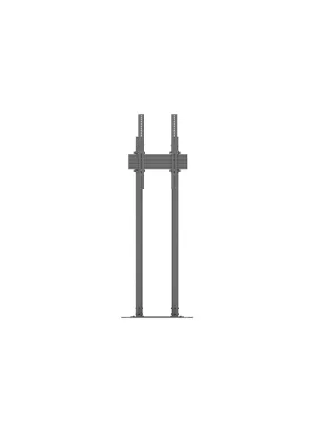 MULTIBRACKETS 8984 Multibrackets Dual Pole Floorbase Pro B2B - 2 screens 65 -90  VESA Max 400x600 MULTIBRACKETS MUL8984 | Musi 2