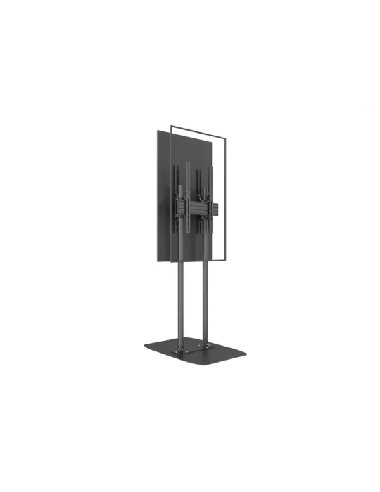 MULTIBRACKETS 8984 Multibrackets Dual Pole Floorbase Pro B2B - 2 screens 65 -90  VESA Max 400x600 MULTIBRACKETS MUL8984 | Musi