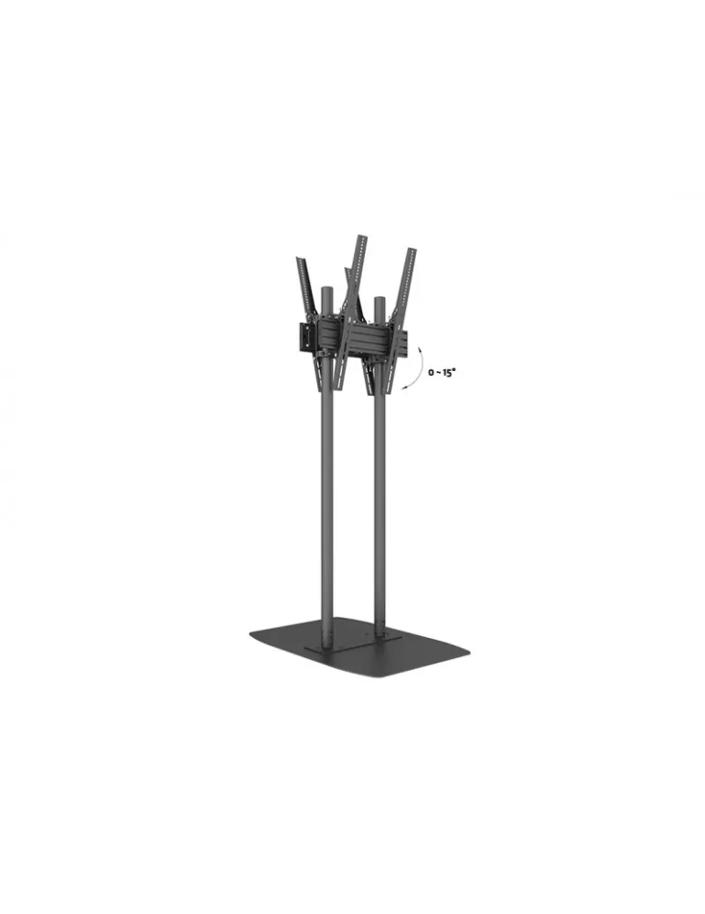 MULTIBRACKETS 8984 Multibrackets Dual Pole Floorbase Pro B2B - 2 pantallas 65 -90  VESA Max 400x600 MULTIBRACKETS MUL8984 | Mu