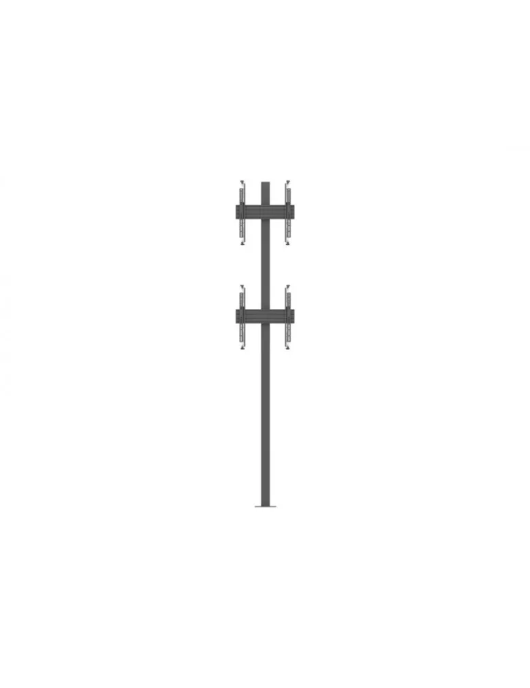 MULTIBRACKETS 0327 Bodenständer mit verstellbarer Befestigung Multibrackets MBFC2U 270 Floormount Column Pro - 2 Bildschirme 3