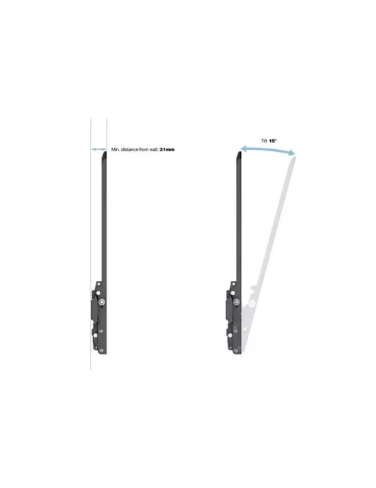 MULTIBRACKETS 0995 Support mural Universal Inclinable Multibrackets Air Large pour écran LCD 40"- 85" - Poids 70 kg