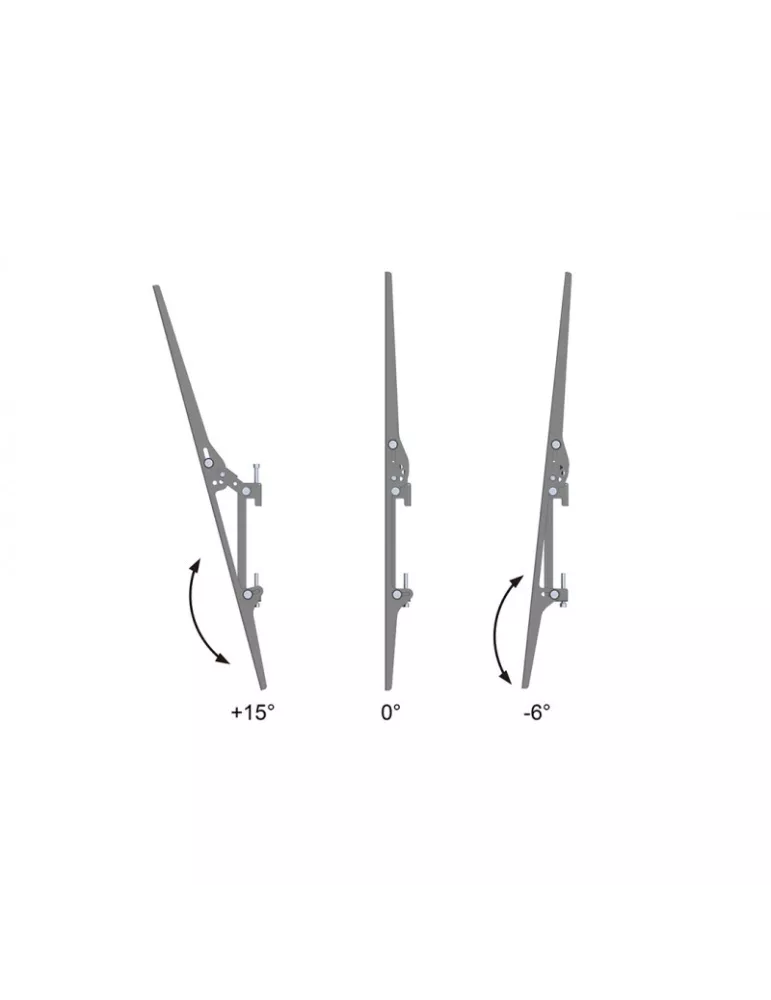 MULTIBRACKETS 3298 Tilting wall mount Customise LG Multibrackets Wallmount Pro LG 110UM5J compatible 77 -110  VESA Max 1600x60