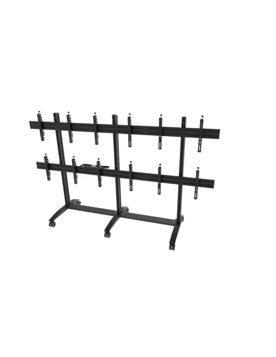 EDBAK VWTA3257L Soporte móvil con ruedas VWTA3257-L (apaisado) 6 pantallas 50  - 57   EDBAK EDBVWTA3257L | MusicGoodDeal