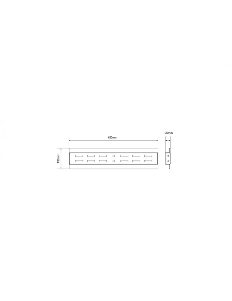 MULTIBRACKETS 0537 Rail pour support mur d'image Multibrackets Public Video Wall Mount Rail 450 mm