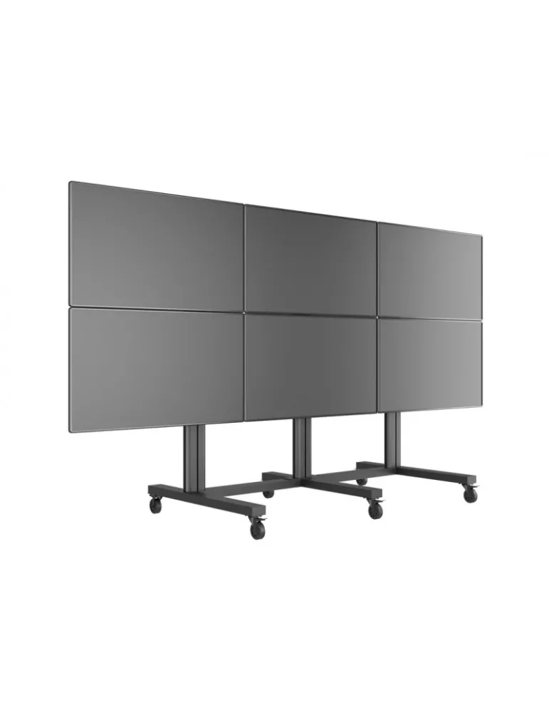 MULTIBRACKETS 9727 Public videowall stand 6 screens 40-55   Ref  MULTIBRACKETS MUL9727 | MusicGoodDeal