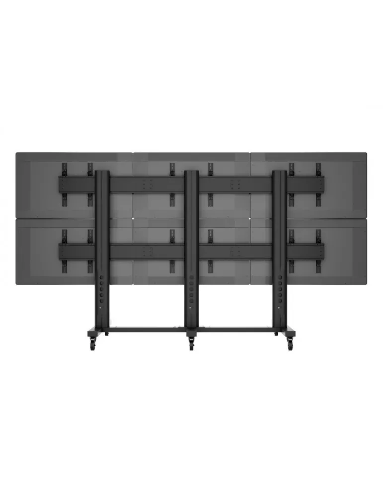 MULTIBRACKETS 9727 Public videowall stand 6 screens 40-55   Ref  MULTIBRACKETS MUL9727 | MusicGoodDeal