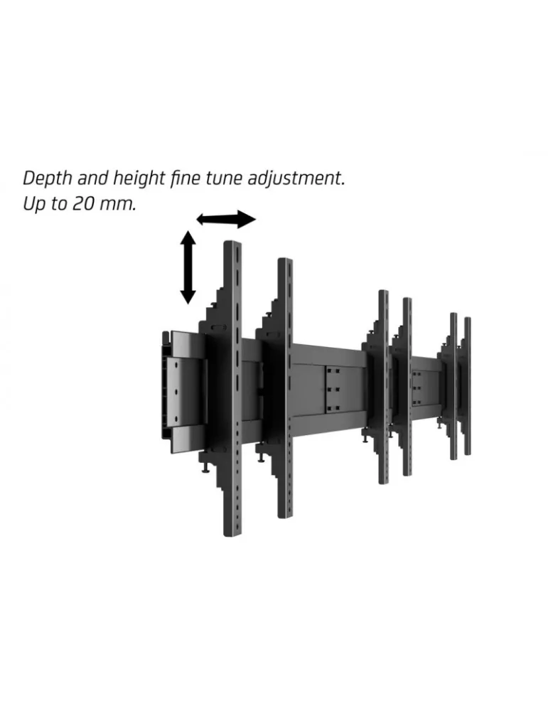 MULTIBRACKETS 9727 Soporte videowall público 6 pantallas 40-55   Ref  MULTIBRACKETS MUL9727 | MusicGoodDeal