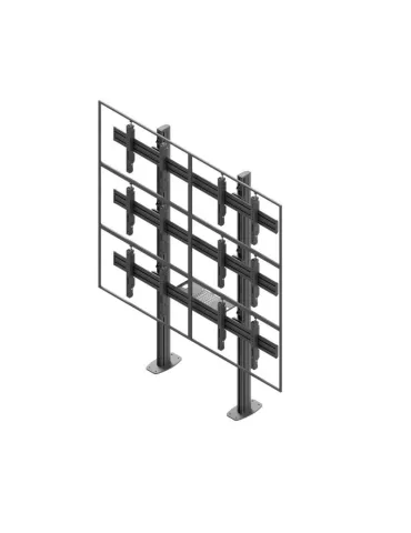 EDBAK VWSA2357L Support sol videowall  VWSA2357-L (Paysage) 6 écrans 50''- 57''