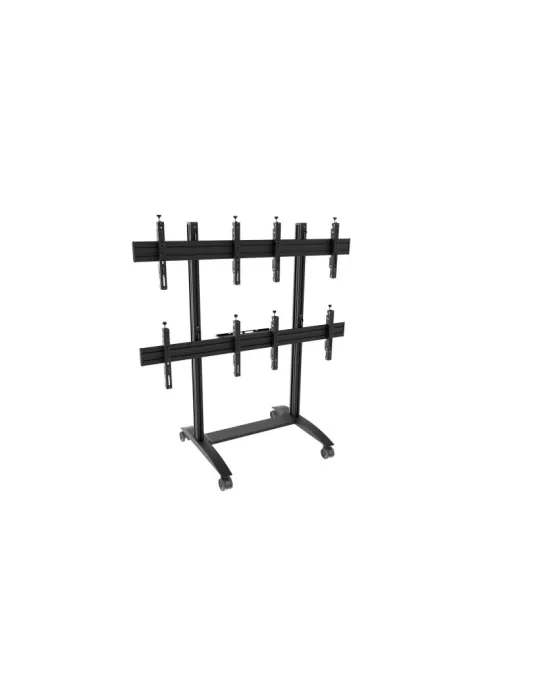 EDBAK VWTA2247L Soporte móvil con ruedas VWTA2247-L (apaisado) 4 pantallas 42  - 49   EDBAK EDBVWTA2247L | MusicGoodDeal