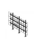 EDBAK VWSA3357L Support sol videowall  VWSA3357-L (Paysage) 9 ecrans 50''- 57''
