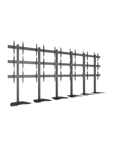 MULTIBRACKETS 6824 Soporte fijo Multibrackets Soporte de pared para vídeo MBF6x3U - 18 pantallas 43  - 65  VESA Máx 400x400 MU