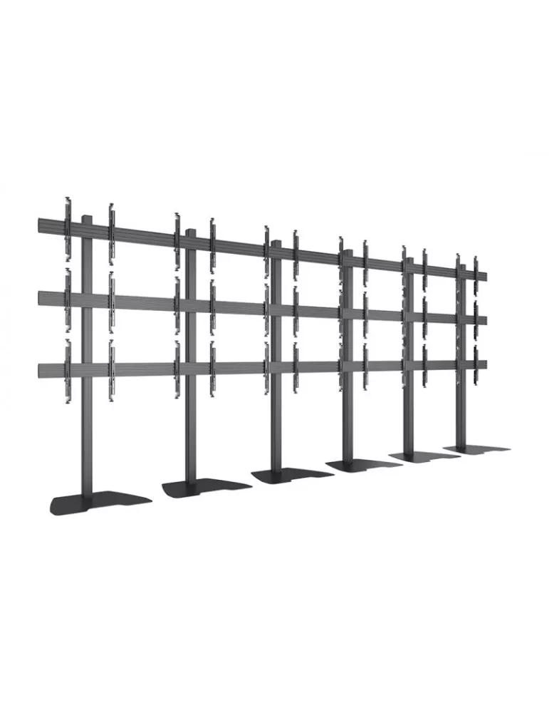 MULTIBRACKETS 6824 Support fixe Multibrackets Video Wall Stand MBF6x3U - 18 écrans 43" - 65" VESA Max 400x400