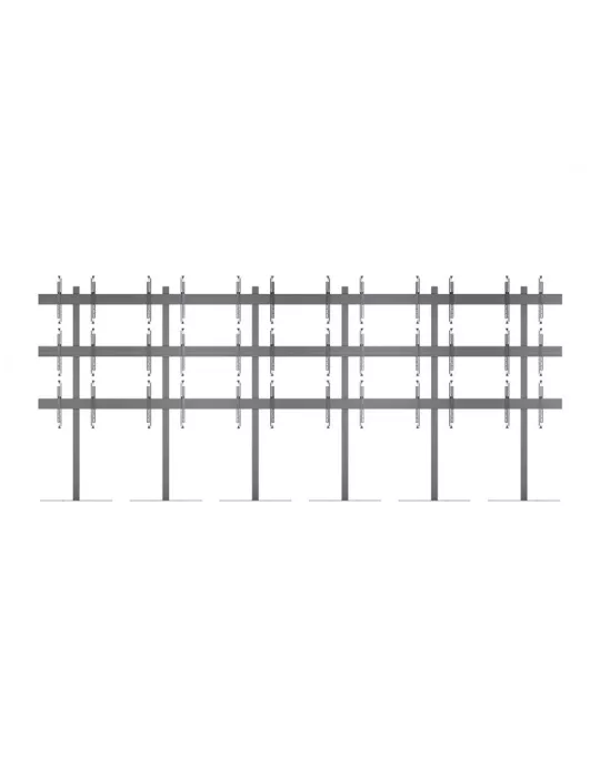 MULTIBRACKETS 6824 Support fixe Multibrackets Video Wall Stand MBF6x3U - 18 screens 43  - 65  VESA Max 400x400 MULTIBRACKETS M
