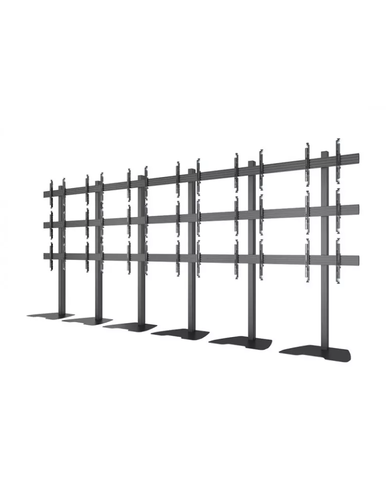 MULTIBRACKETS 6824 Support fixe Multibrackets Video Wall Stand MBF6x3U - 18 écrans 43" - 65" VESA Max 400x400