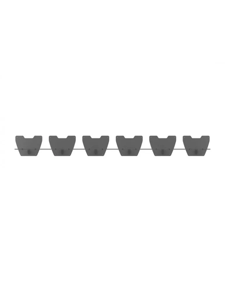 MULTIBRACKETS 6824 Feststehende Halterung Multibrackets Video Wall Stand MBF6x3U - 18 Bildschirme 43  - 65  VESA Max 400x400 M