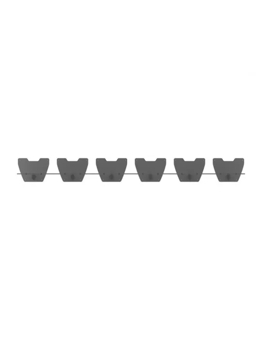 MULTIBRACKETS 6824 Soporte fijo Multibrackets Soporte de pared para vídeo MBF6x3U - 18 pantallas 43  - 65  VESA Máx 400x400 MU