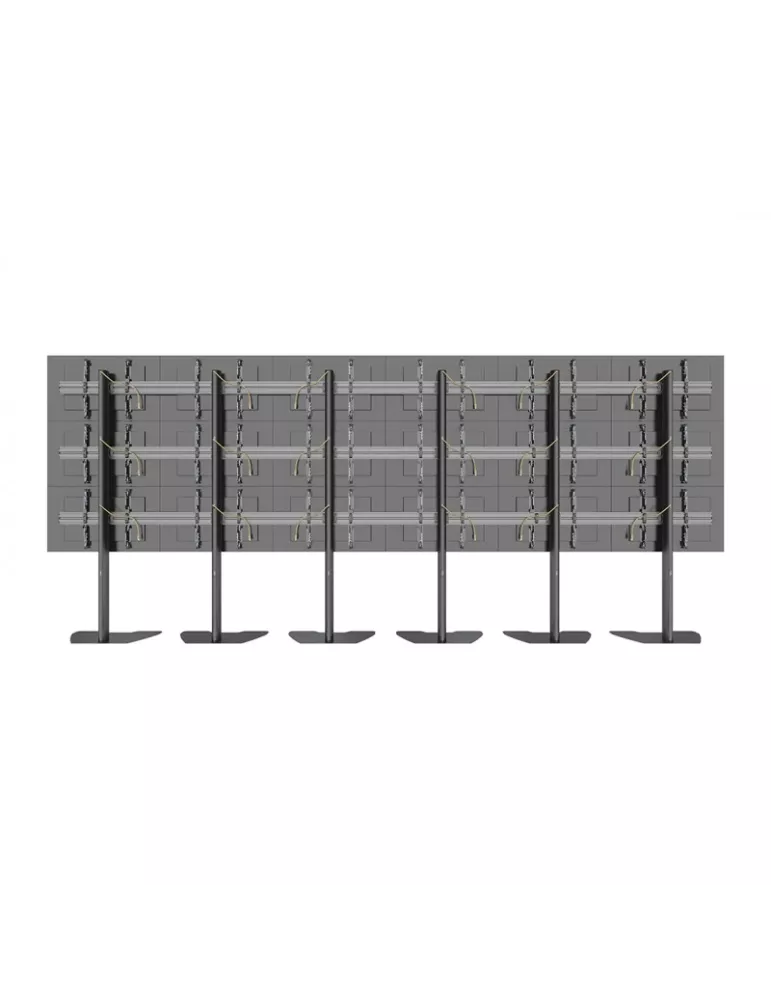 MULTIBRACKETS 6824 Support fixe Multibrackets Video Wall Stand MBF6x3U - 18 screens 43  - 65  VESA Max 400x400 MULTIBRACKETS M