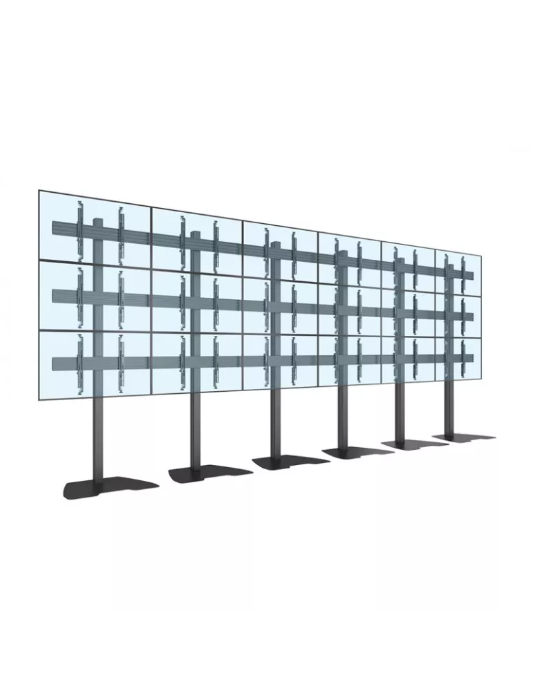 MULTIBRACKETS 6824 Support fixe Multibrackets Video Wall Stand MBF6x3U - 18 écrans 43" - 65" VESA Max 400x400