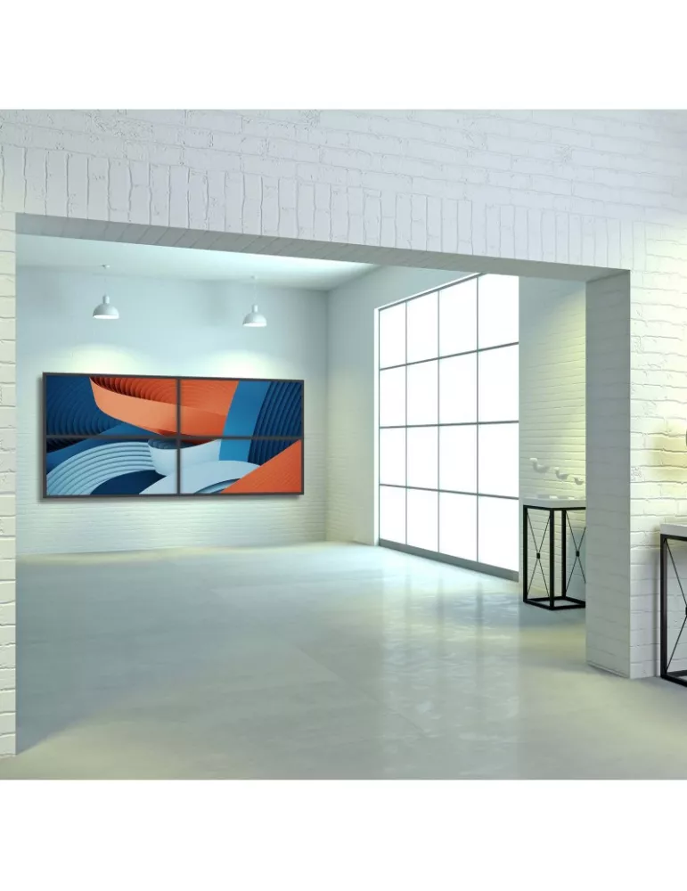 EDBAK VWFX65-L Neigbare Videowall-Halterung (Querformat) für 42   bis 65   Bildschirme EDBAK EDBVWFX65-L | MusicGoodDeal